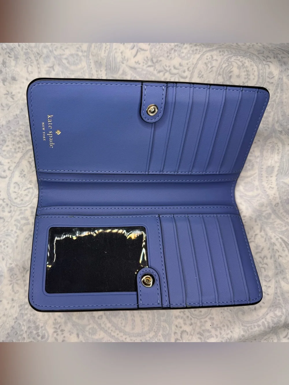 kate spade cream zip